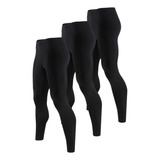 Kit 3 Calça Térmica Frio Inverno Leg Segunda Pele Flanelada