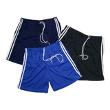 Kit 3 Calção Shorts Plus Size Futebol Academia  M Ao G5 List