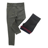 Kit 3 Calças Leggings Montaria Flanelada Juvenil 10 Ao 16