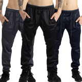 Kit 3 Calças Masculina Malha Forrada Academia Esportiva 075
