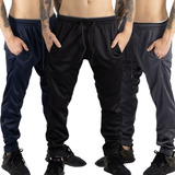 Kit 3 Calças Premium Jogger Skinny Punho Barra 2 Bolsos 001