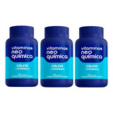 Kit 3 Cálcio + Vitamina D 60 Cápsulas - Neo Química