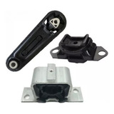 Kit 3 Calço Coxim Motor Câmbio Renault Logan Sandero 1.0 1.6