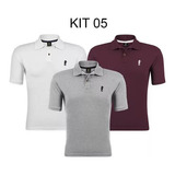 Kit 3 Camisa  Plus Size