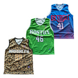 Kit 3 Camisa Regata Infantil Basquete Dry Fit Proteção Uv