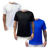 Kit 3 Camisas Camiseta Esporte Masculina