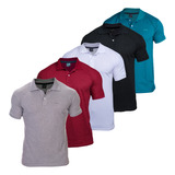 Kit 3 Camisas Polo Masculina Camiseta