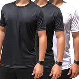 Kit 3 Camiseta Esportiva Masculina Proteção