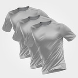 Kit 3 Camisetas Dry Fit Anti