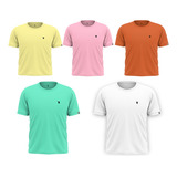 Kit 3 Camisetas Plus Size G1 G2 G3 G4 Básica Algodão