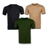 Kit 3 Camisetas Soldier Masculina Bélica