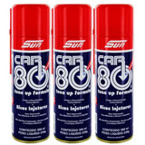 Kit 3 Car80 Descarbonizante Car 80 Limpa Bico Carburador Tbi