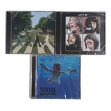Kit 3 Cd Beatles - Abbey Road-let It Be-nirvana - Nevermind 