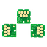 Kit 3 Chip Caixa Manutencao Epson C9345 L8180 L18050 L8050
