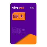 Kit 3 Chips Pré Pago 4g (1 Vivo + 1 Tim + 1 Claro) 3 Cortes-