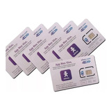 Kit 3 Chips Pré Pago 4g (1 Vivo + 1 Tim + 1 Claro) 3 Cortes