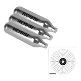 Kit 3 Cilindros Co2 12g Rossi Para Pistola Airsoft Airgun