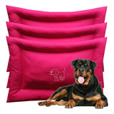 Kit 3 Colchonete Cama Caminha Almofada Pet G-gg Cães 100x75 