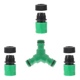 Kit 3 Conectores Engate Rápido Com Derivação Em Y Mangueira
