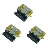 Kit 3 Conectores Hdmi P/ Placa De Notebook 2he1683-002111