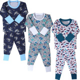 Kit 3 Conjunto De Roupa Pijama Infantil Menino E Menina