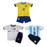 Kit 3 Conjunto Infantil Da Europa E Variados 3 Cores