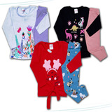 Kit 3 Conjuntos Meia Estação Frio Legging Menina Infantil