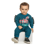 Kit 3 Conjuntos Moletom Flanelado Bebê Revenda Atacado Premi