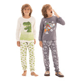 Kit 3 Conjuntos Pijama Infantil Menino 10 Anos