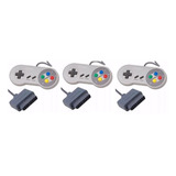 Kit 3 Controles Super Nintendo Snes Famicom Pronta Entrega