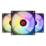 Kit 3 Cooler Fan 120mm Led