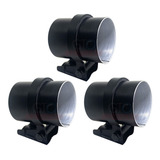 Kit 3 Copos Alumínio 52mm Pt Pt Cronomac P/ Manômetros Rpm
