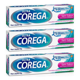 Kit 3 Corega Creme Ultra Sem