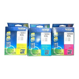 Kit 3 Cores Cartucho Brother Original Lc505m Lc505y Lc505c