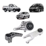 Kit 3 Coxim Calço Le Ld Câmbio Motor Gm Corsa Meriva Montana