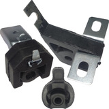Kit 3 Coxim Escapamento Silencioso Clio Megane Scenic Symbol