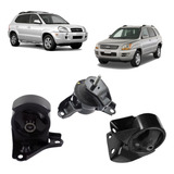 Kit 3 Coxim Le Ld Motor Cambio Auto Tucson 05/15 Sportage