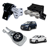 Kit 3 Coxim Motor Câmbio Manual Onix Spin Prisma Cobalt
