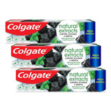 Kit 3 Creme Dental Colgate Extracts