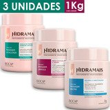 Kit 3 Creme Massagem Neutro + Localizada+ Drenagem Linfática