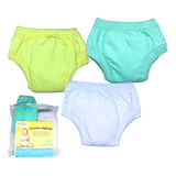 Kit 3 Cuecas Calcinhas Treinamento Desfralde Infantil V/b/a
