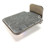 Kit 3 Degraus Step Gato Mdf Escurecido Com Carpete Munchkin
