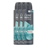 Kit 3 Desodorante Dove Men+care Eucalipto
