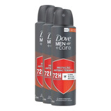 Kit 3 Desodorante Dove Proteção Antibacteriana