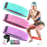 Kit 3 Elástico Treino Faixa Mini Band Exercício Academia Fit