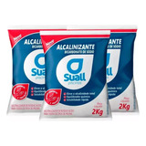 Kit 3 Elevador De Alcalinidade Bicarbonato De Sódio Suall