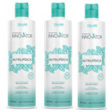 Kit 3 Escovas Nutrilipídica Innovator 500g Itallian Hair Tec