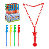 Kit 3 Espadas Bolha De Sabão Gigante Bastão Lança Bolhas