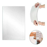 Kit 3 Espelho Adesivo Acrilico 30x40 Flexivel Decorativo 