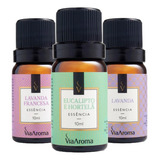 Kit 3 Essências Via Aroma P Difusor Elétrico Diversos Aromas